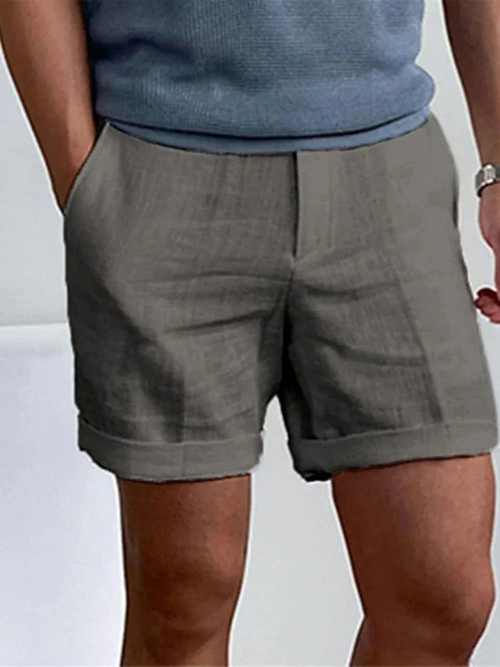 Lette herreshorts i hør med afslappet pasform – Jorin