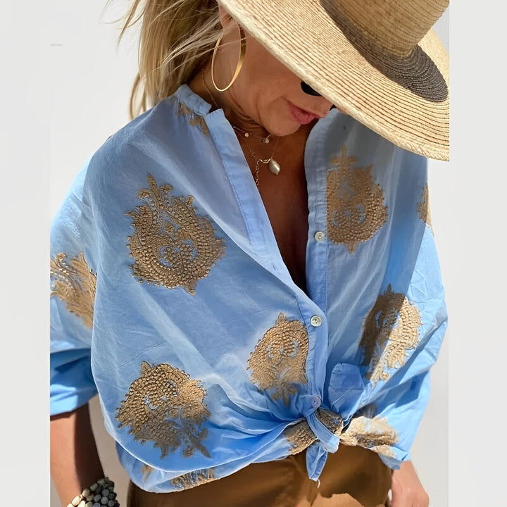 Trendy og chik damebluse – Isabelle