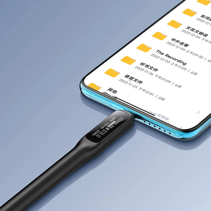 Digital stemmeoptager pen med OLED-skærm & MP3-afspilning – NotePro L65