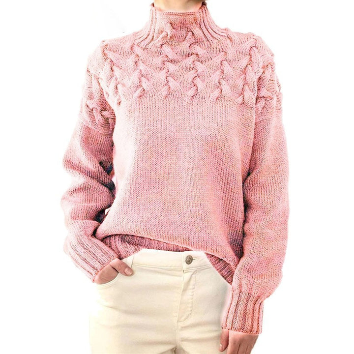 Strickpullover til damer med krave – Sienna