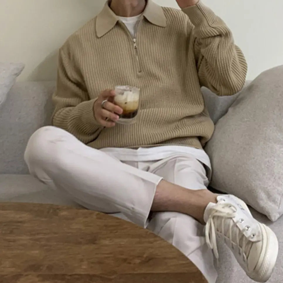 Klassisk lynlåset herresweater - Wellington