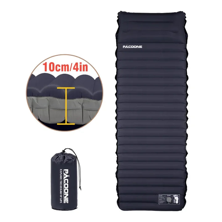 Ultralight selvoppustelig campingmadras med indbygget pumpe – Eryx