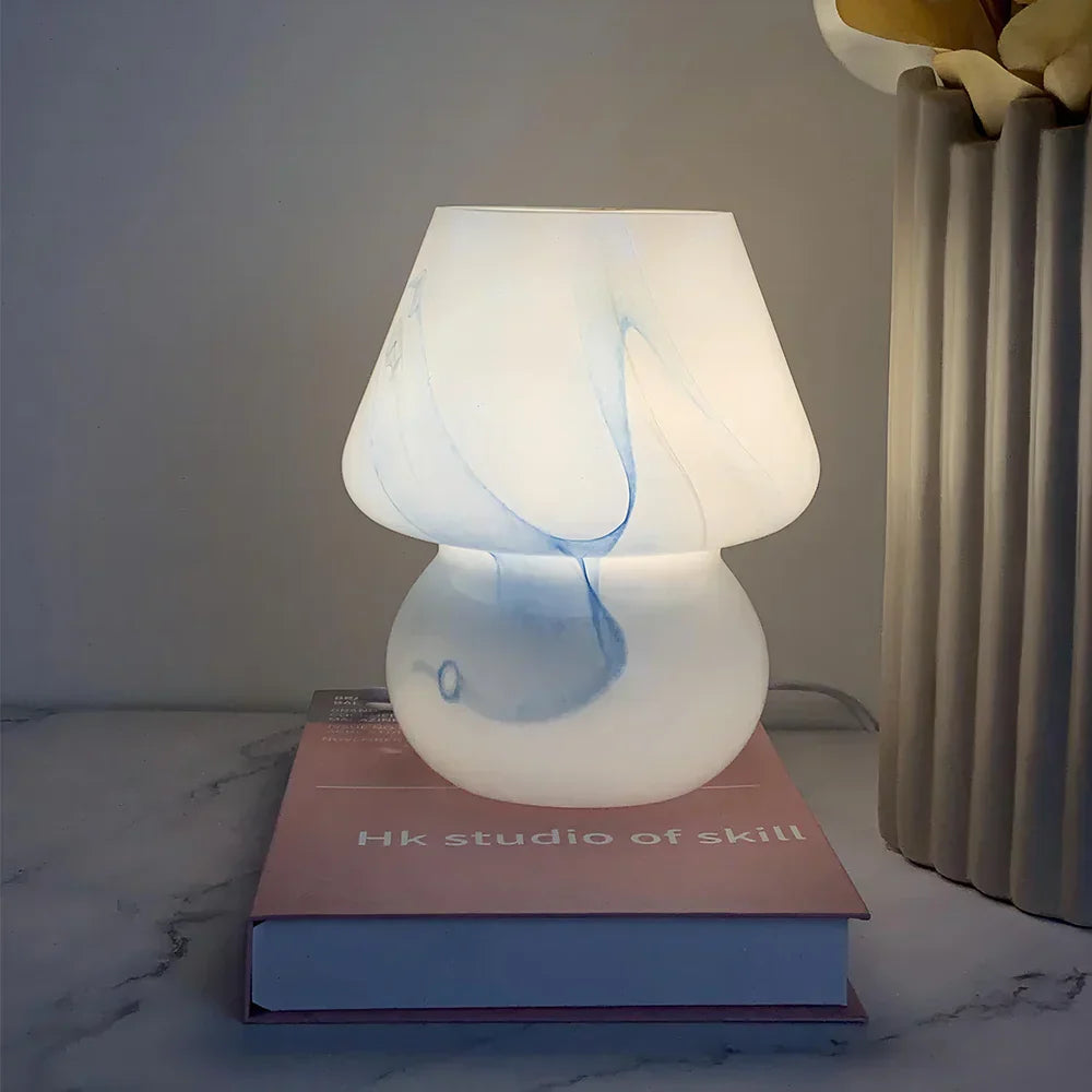 Æstetisk Glas Svamplampe - LumiMush