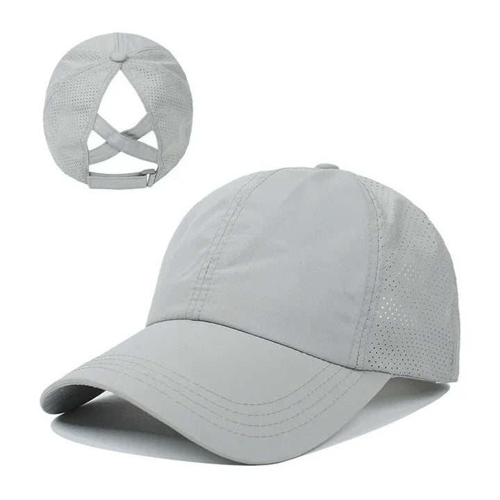 Åndbar unisex sports-basecap i mesh med justerbar pasform – AeroCap