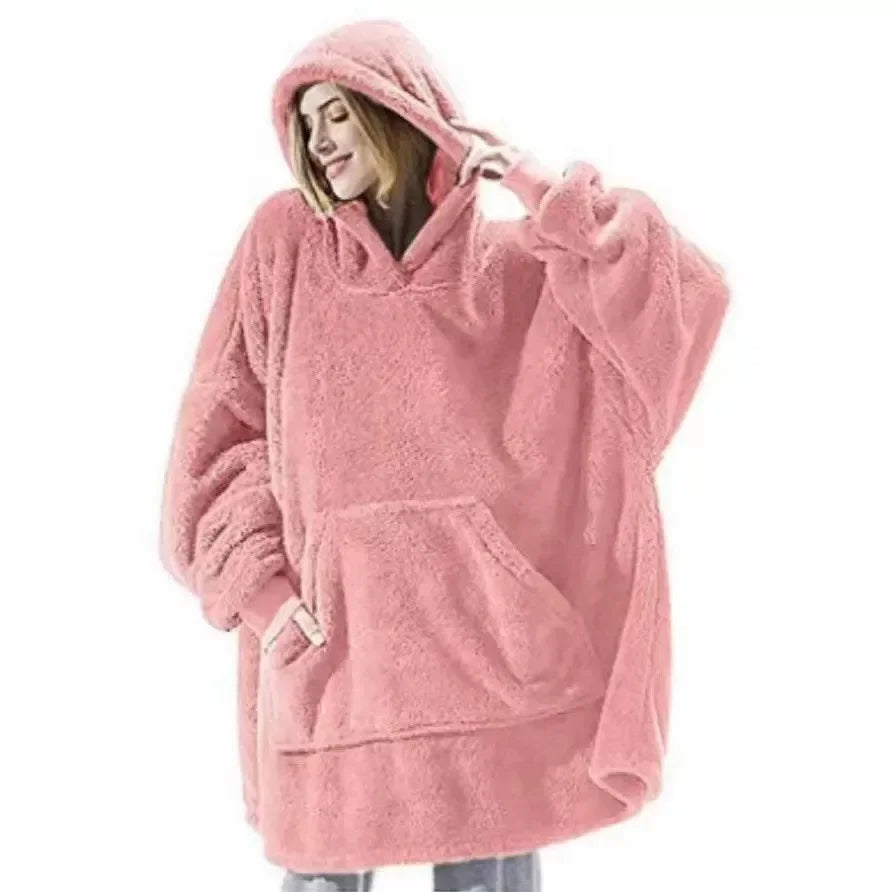 Over-sized flanell dyne trøje til damer & herrer – FleeceHaven