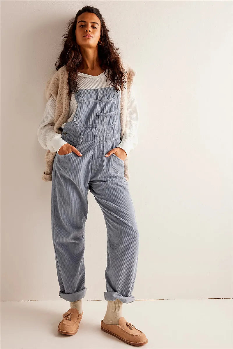 Vintage fløjlsjumpsuit til kvinder - Amélie