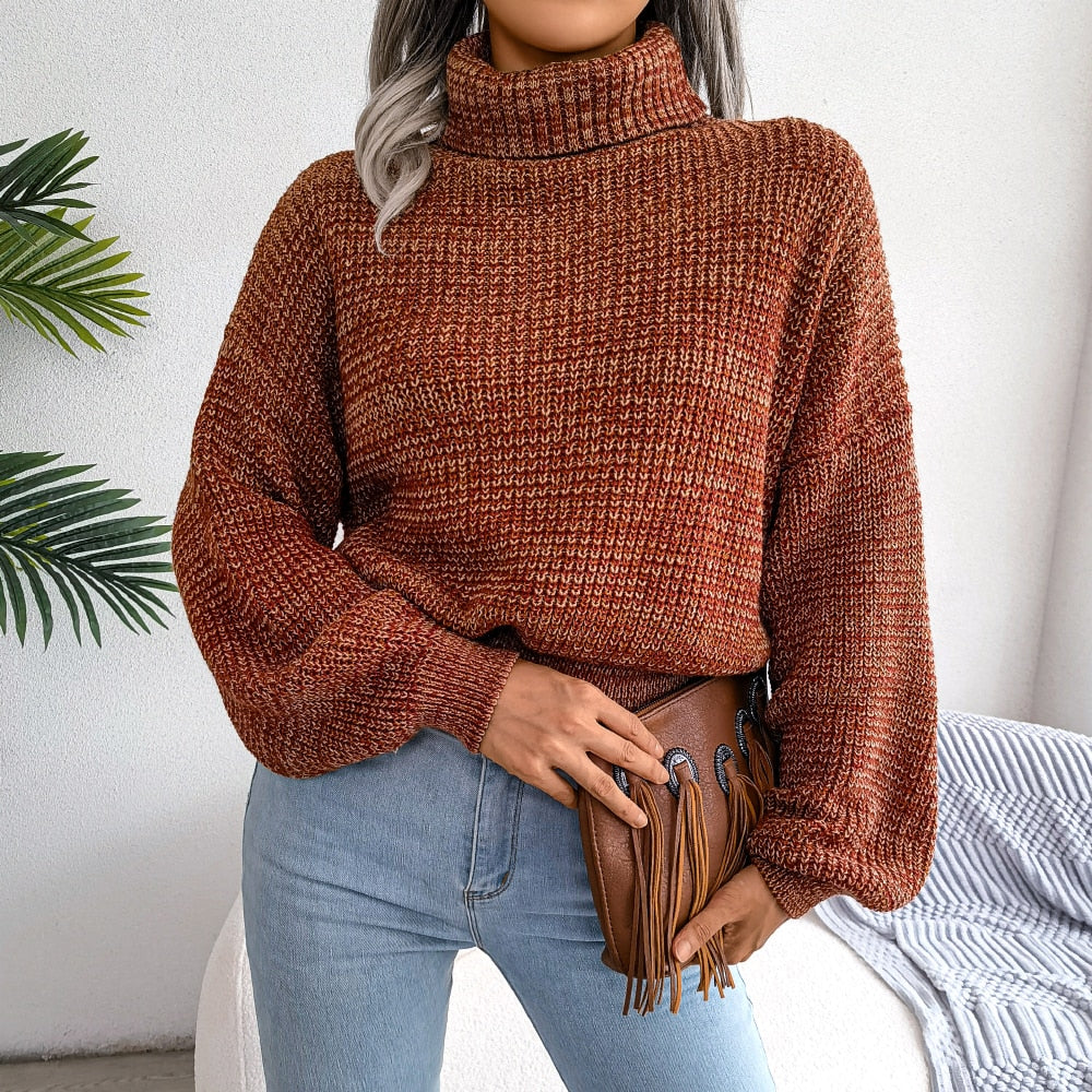 Comfy Strikket Rullekrave - Emilia