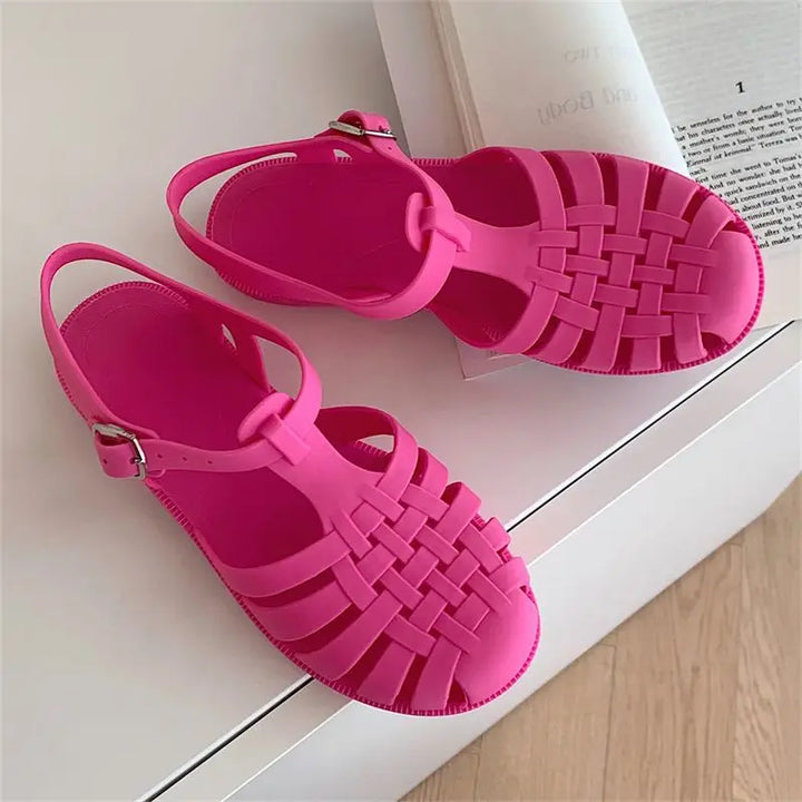 Trendy plateau-sandaler i koreansk stil til damer – Alina
