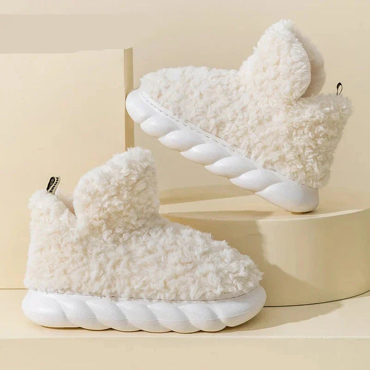 Mille dames hjemmesko i bomuld & plush – CozySteps