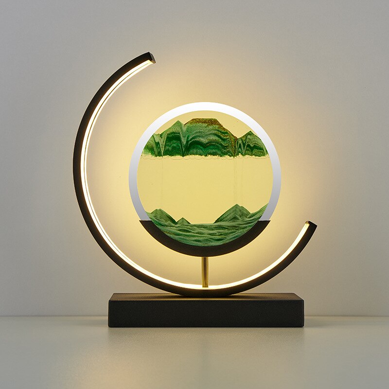 3D sandskal bordlampe - Abyss