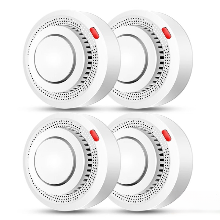 Smart WiFi røgdetektor brandalarm 85 dB – SafeSense