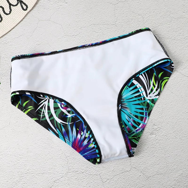 Trendy bikinisæt med høj talje – Selina
