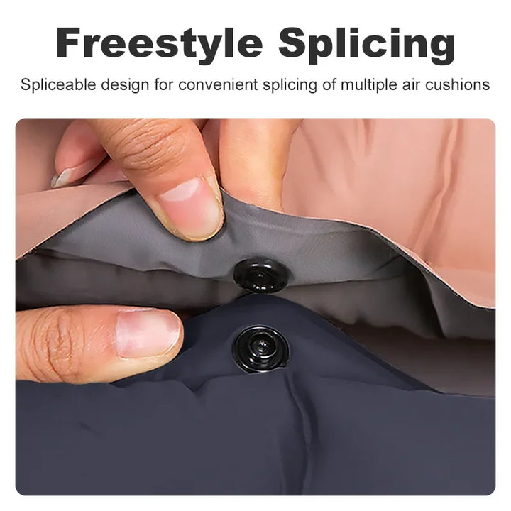 Ultralight selvoppustelig campingmadras med indbygget pumpe – Eryx