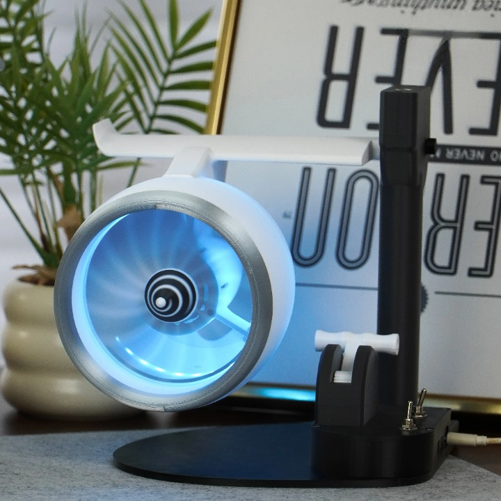 Turbojet Fan-Stil Mist Luftfugter med RGB-belysning – AeroMist
