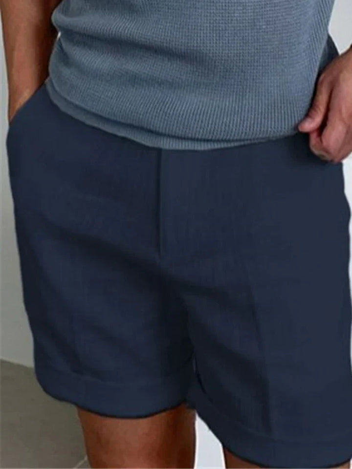 Lette herreshorts i hør med afslappet pasform – Jorin