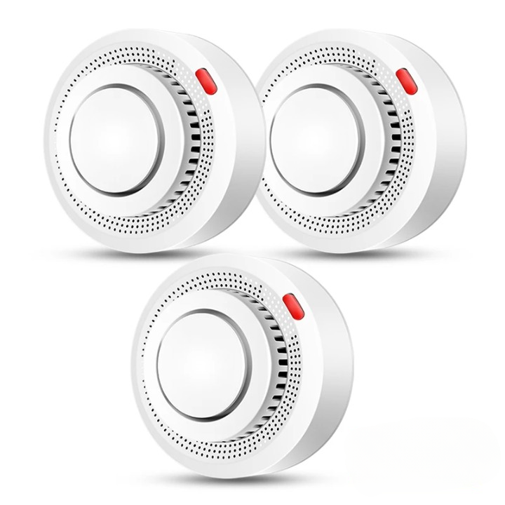 Smart WiFi røgdetektor brandalarm 85 dB – SafeSense