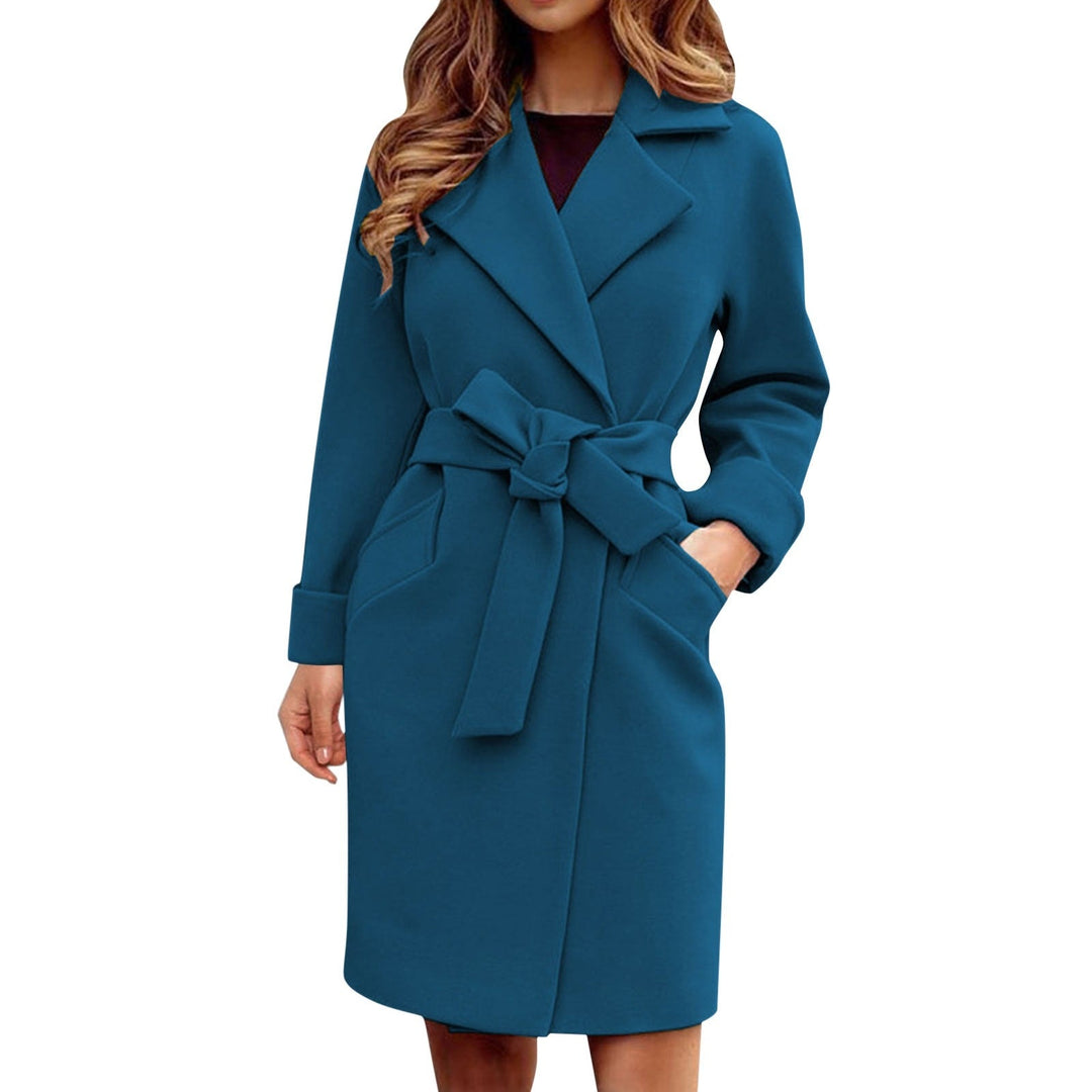 Lang dame-trenchcoat vinterjakke - Sienna
