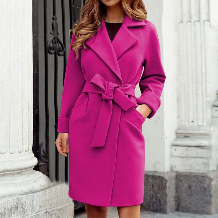 Lang dame-trenchcoat vinterjakke - Sienna