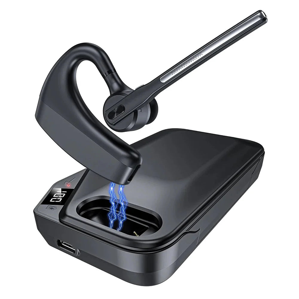 Støjreducerende Bluetooth-headset med dualmikrofoner – Orivo