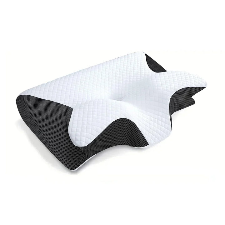 2-i-1 Memory Foam Cervikal Pude med Ergonomisk Konturdesign – RestAlign