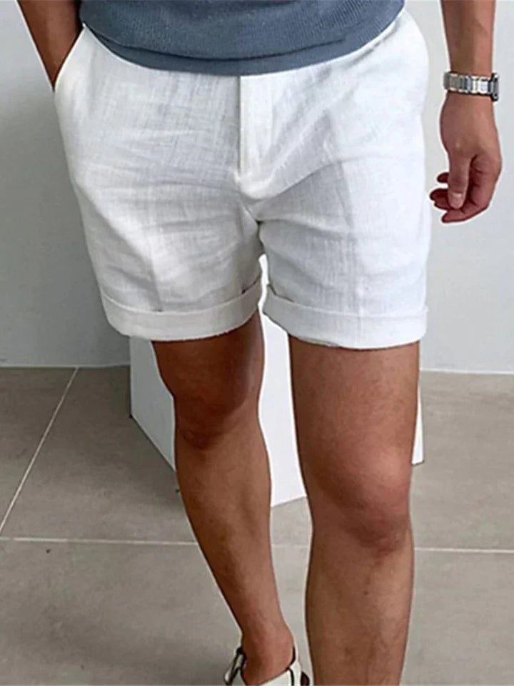 Lette herreshorts i hør med afslappet pasform – Jorin