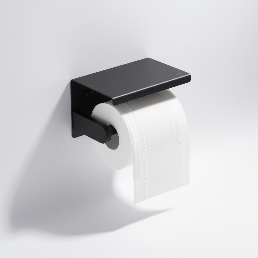 Schlanker Wandmontierter Toilettenhalter - SmartShelf