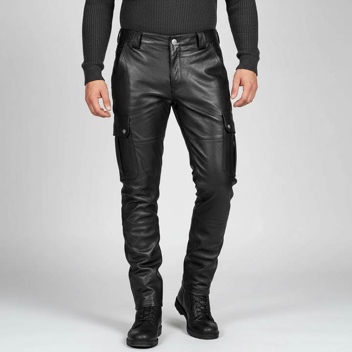 Schmale Motorradlederhose - Daryl