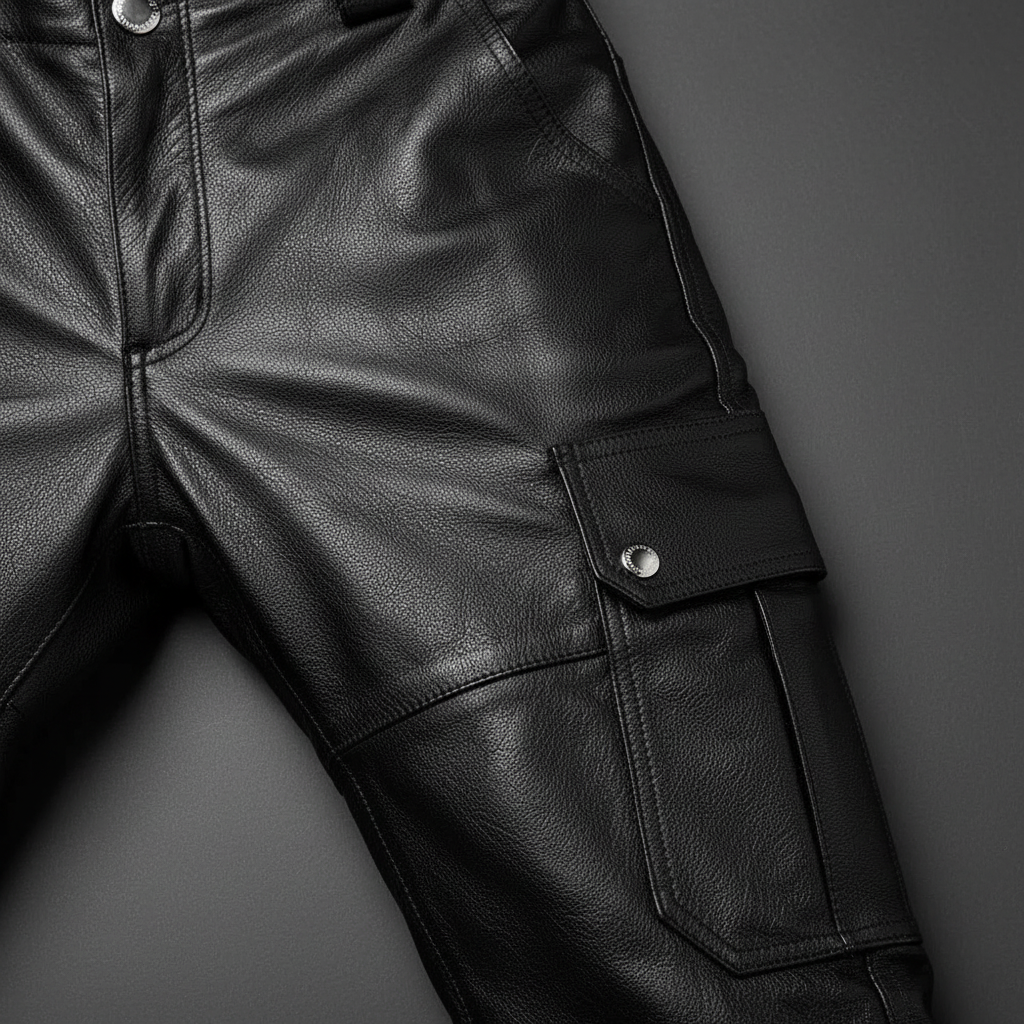 Schmale Motorradlederhose - Daryl