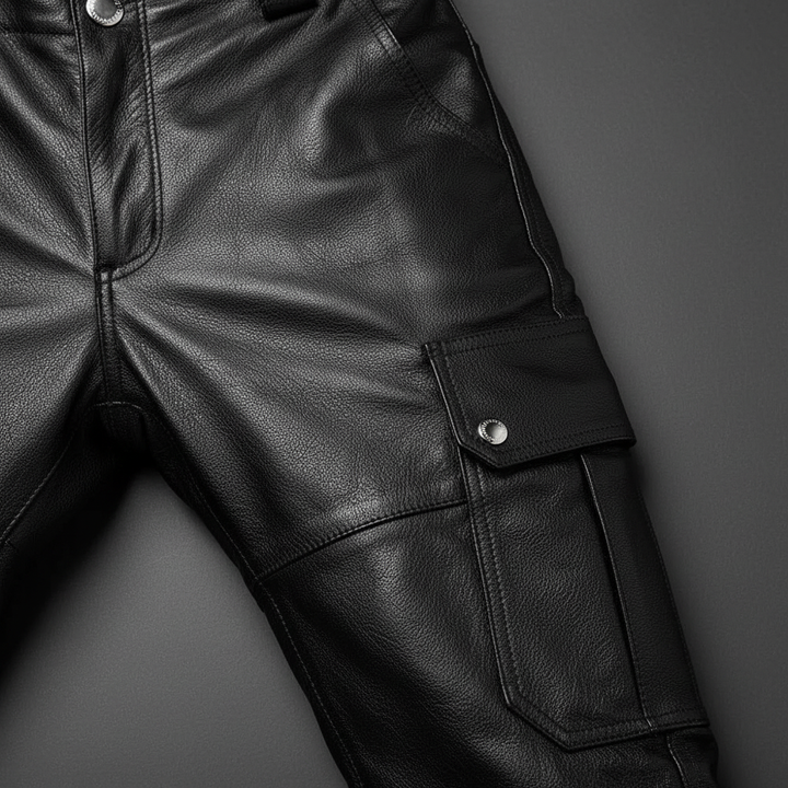 Schmale Motorradlederhose - Daryl