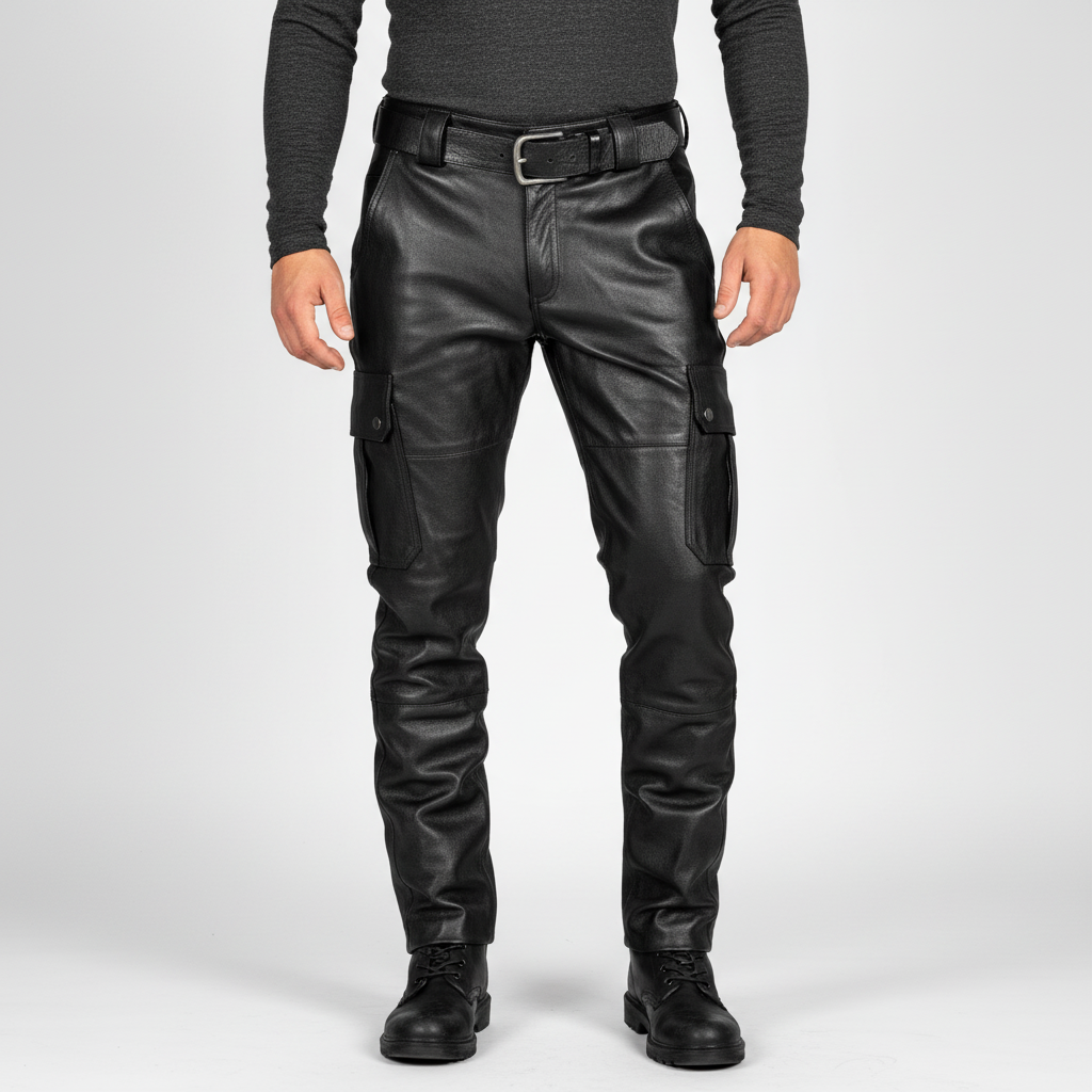 Schmale Motorradlederhose - Daryl