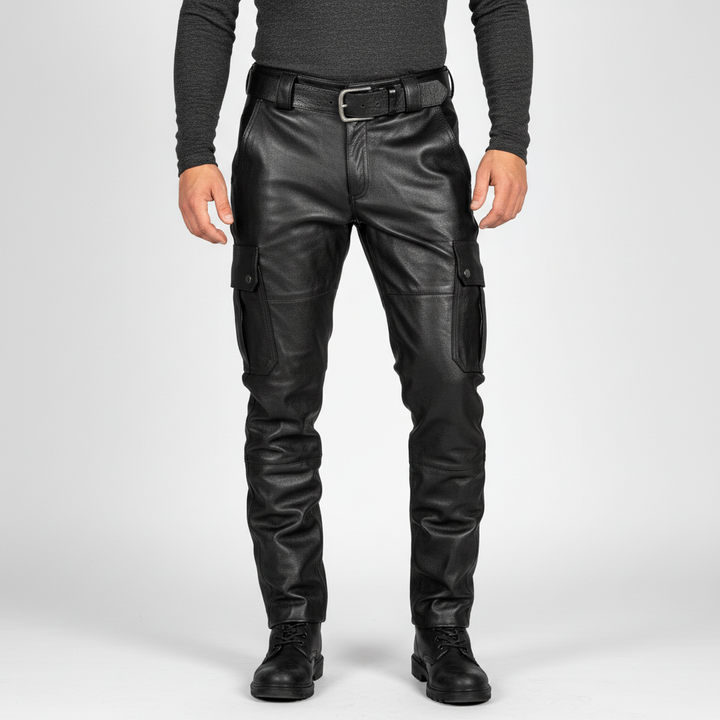 Schmale Motorradlederhose - Daryl