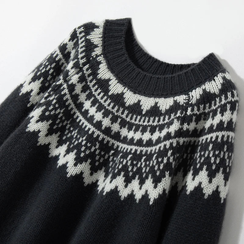 Komfortabel strikket trøje til damer - Chloe