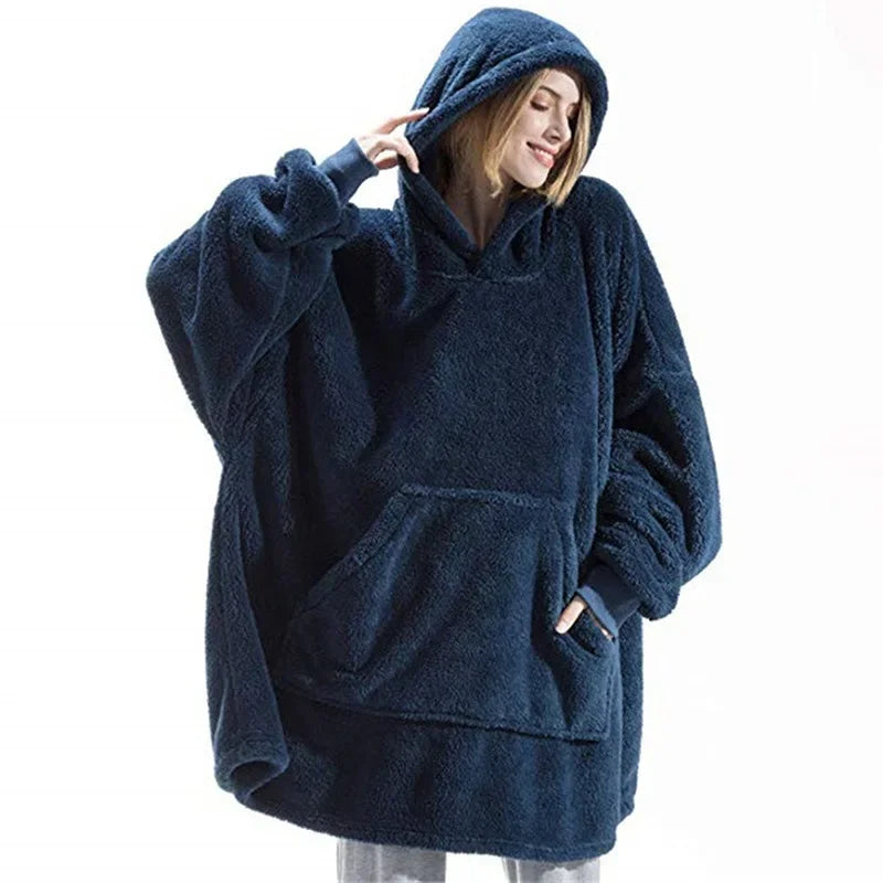 Over-sized flanell dyne trøje til damer & herrer – FleeceHaven
