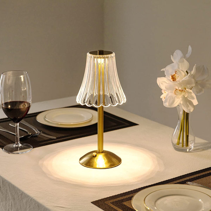 LED retro bordlampe USB-genopladelig - BrillianceGlow