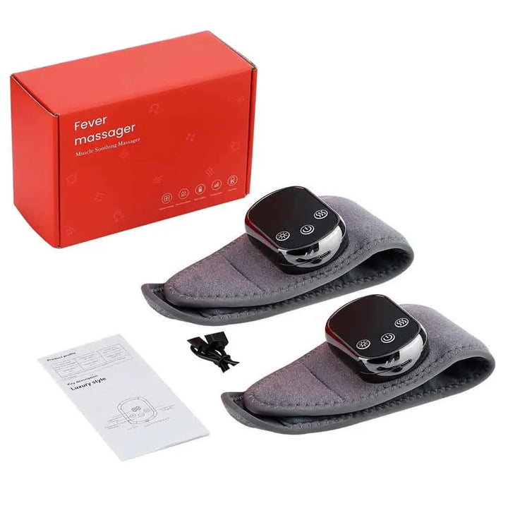3-i-1 Elektrisk Ankelmassager med Varme & Vibration – Orion