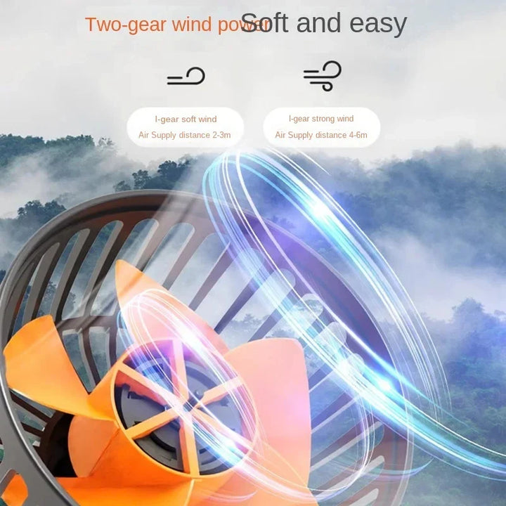 360° Justerbar 3-hoved bilventilator USB/12V/24V – AirFlow