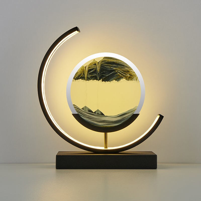 3D sandskal bordlampe - Abyss