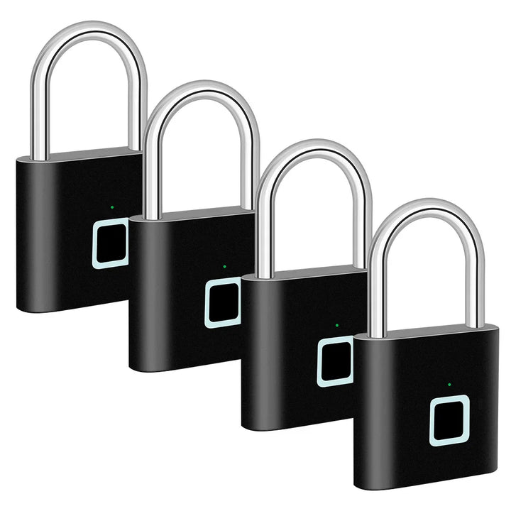Smart Fingerprint Padlock med USB-opladning og vandtæt design – Titan