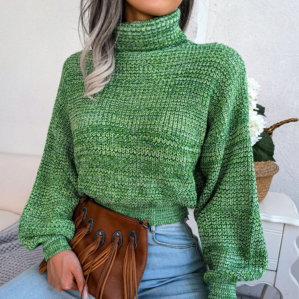 Comfy Strikket Rullekrave - Emilia
