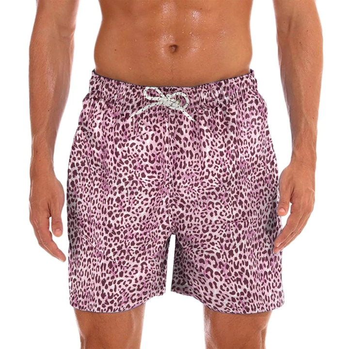 Herre-badeshorts med muntert print – Milo