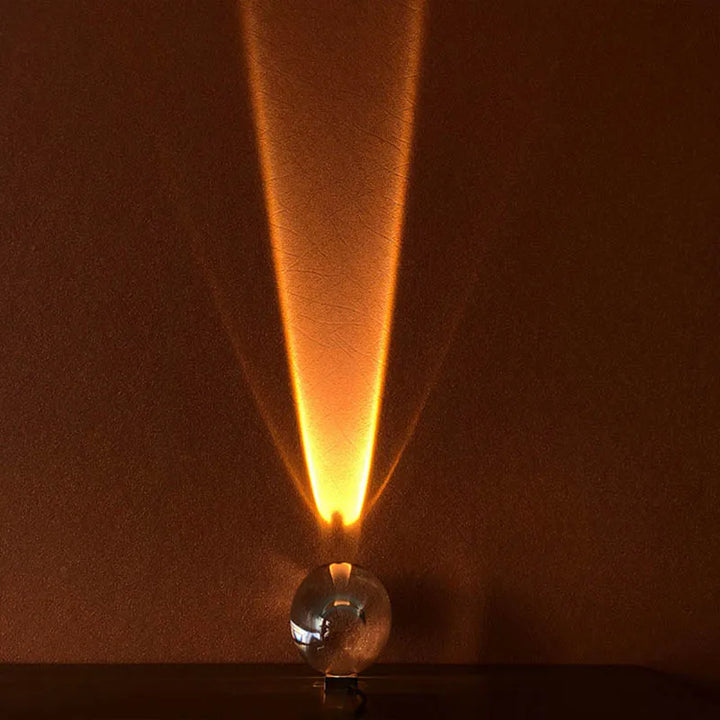 Fortryllende natlampe med krystaløje - StarGlow