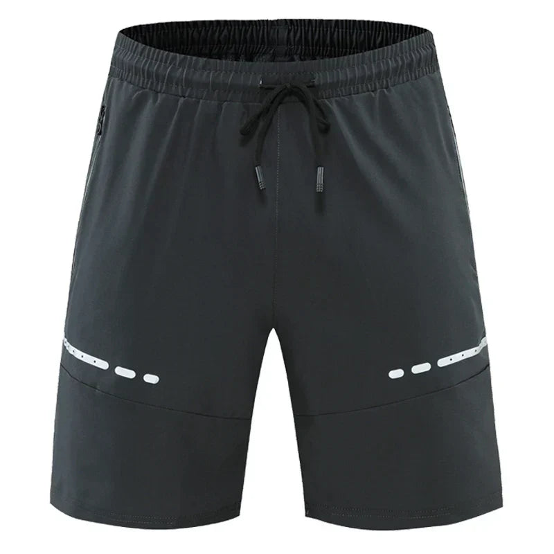 Sportslige og stilfulde slim-fit træningsshorts med lynlåslommer – Kian