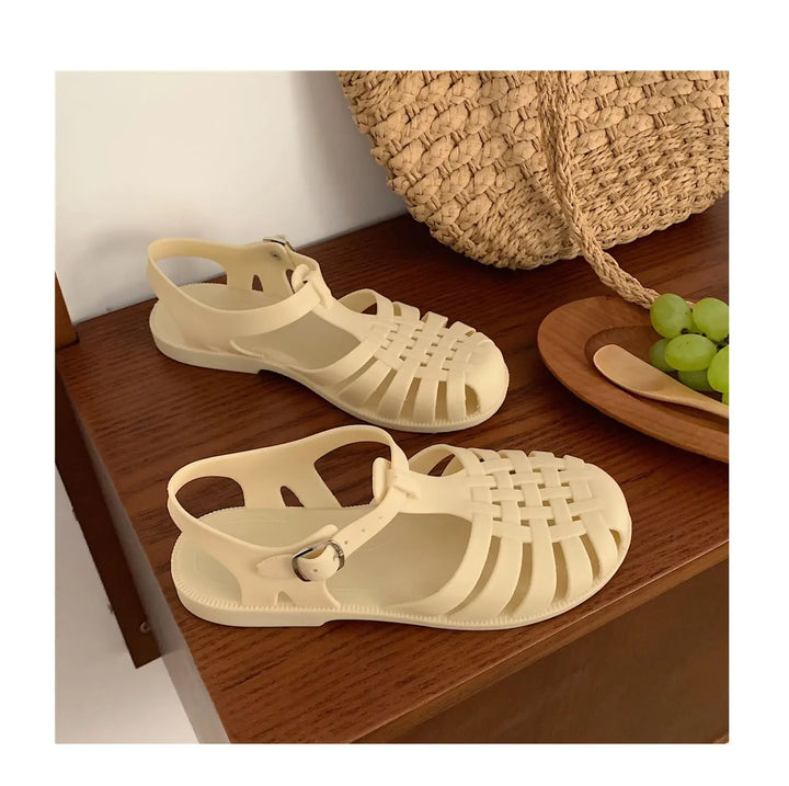 Trendy plateau-sandaler i koreansk stil til damer – Alina