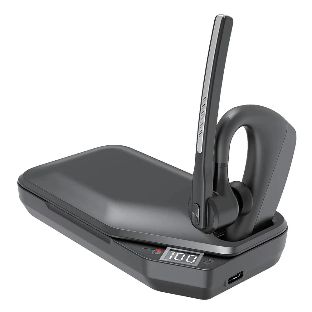 Støjreducerende Bluetooth-headset med dualmikrofoner – Orivo