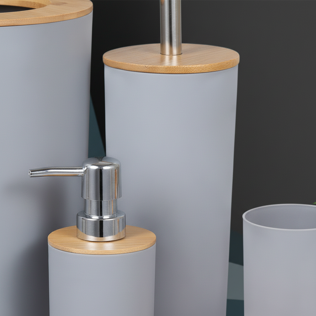 Sechs Teiliges Badezimmer Set - Bathlume