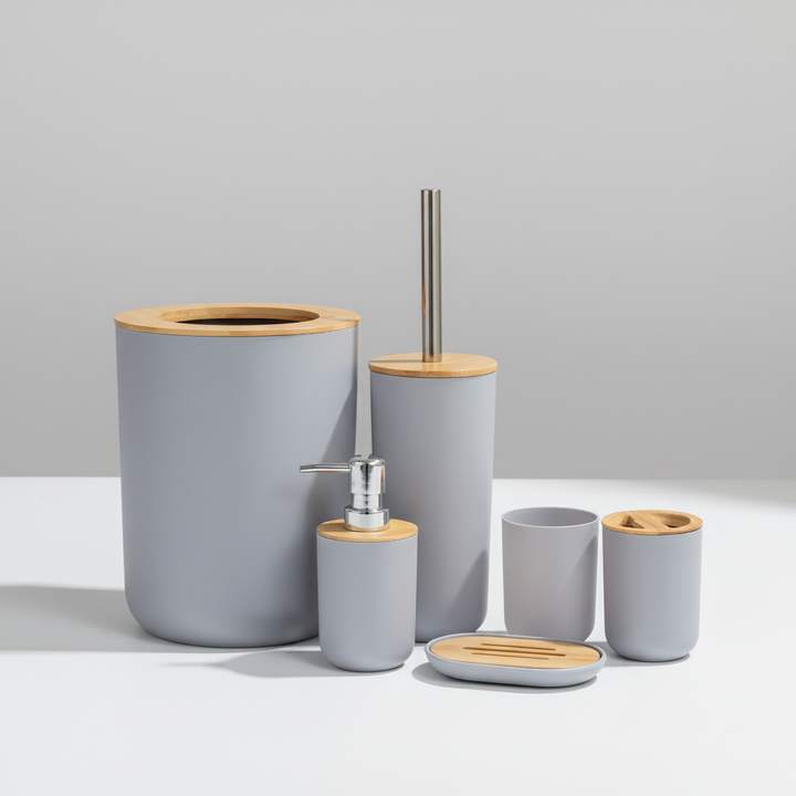Sechs Teiliges Badezimmer Set - Bathlume