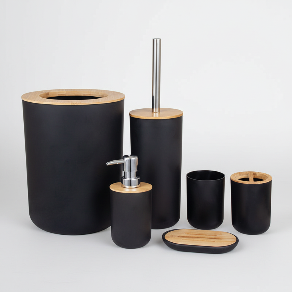 Sechs Teiliges Badezimmer Set - Bathlume