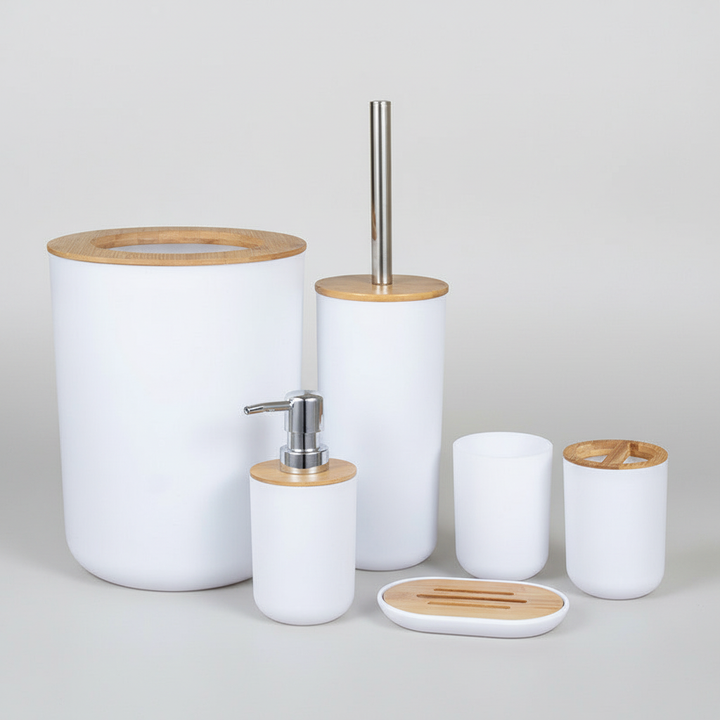 Sechs Teiliges Badezimmer Set - Bathlume