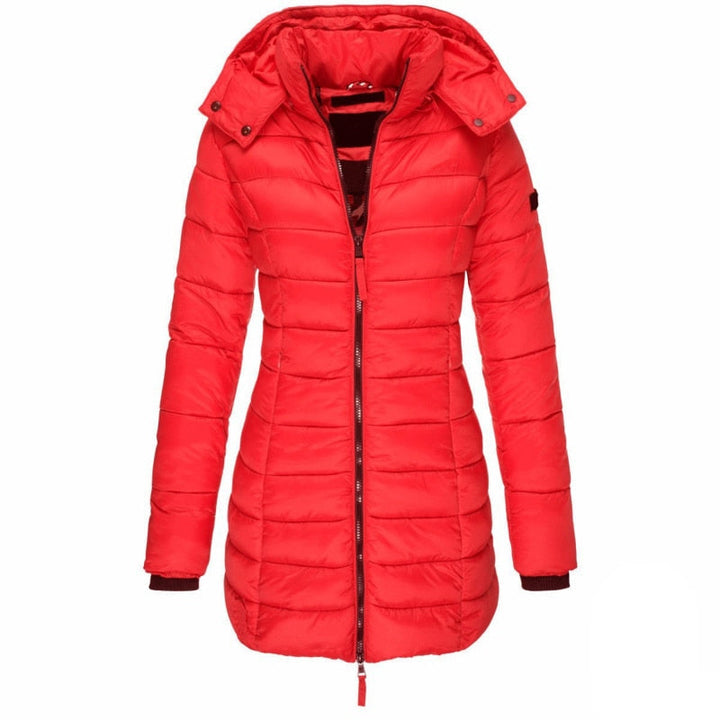 Dameparka med hætte og dunfyld - Elena