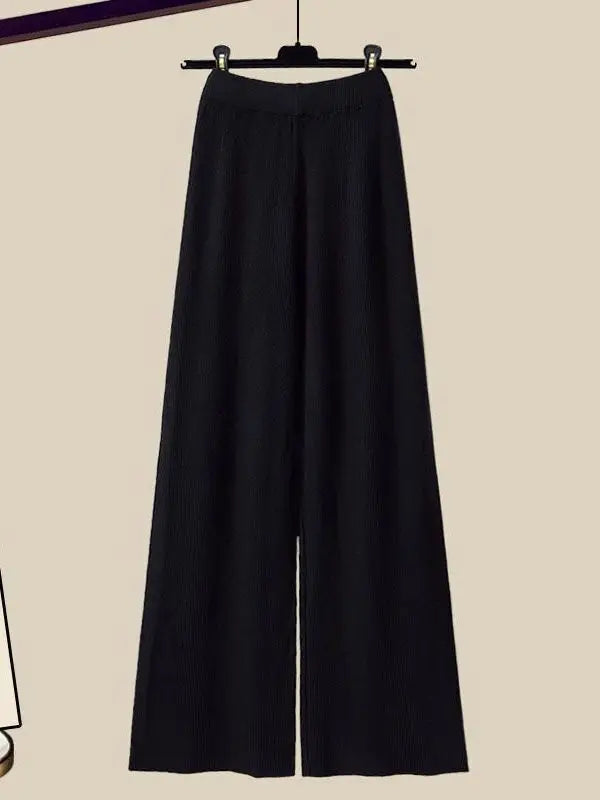 Tre-delt dames vinter outfit sæt med strik cardigan - Marisa